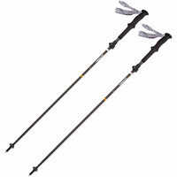 Gabel bastón travesía montaña PAR-BASTON IBEX CARBON XTL 116-135 CM NEGRO vista frontal