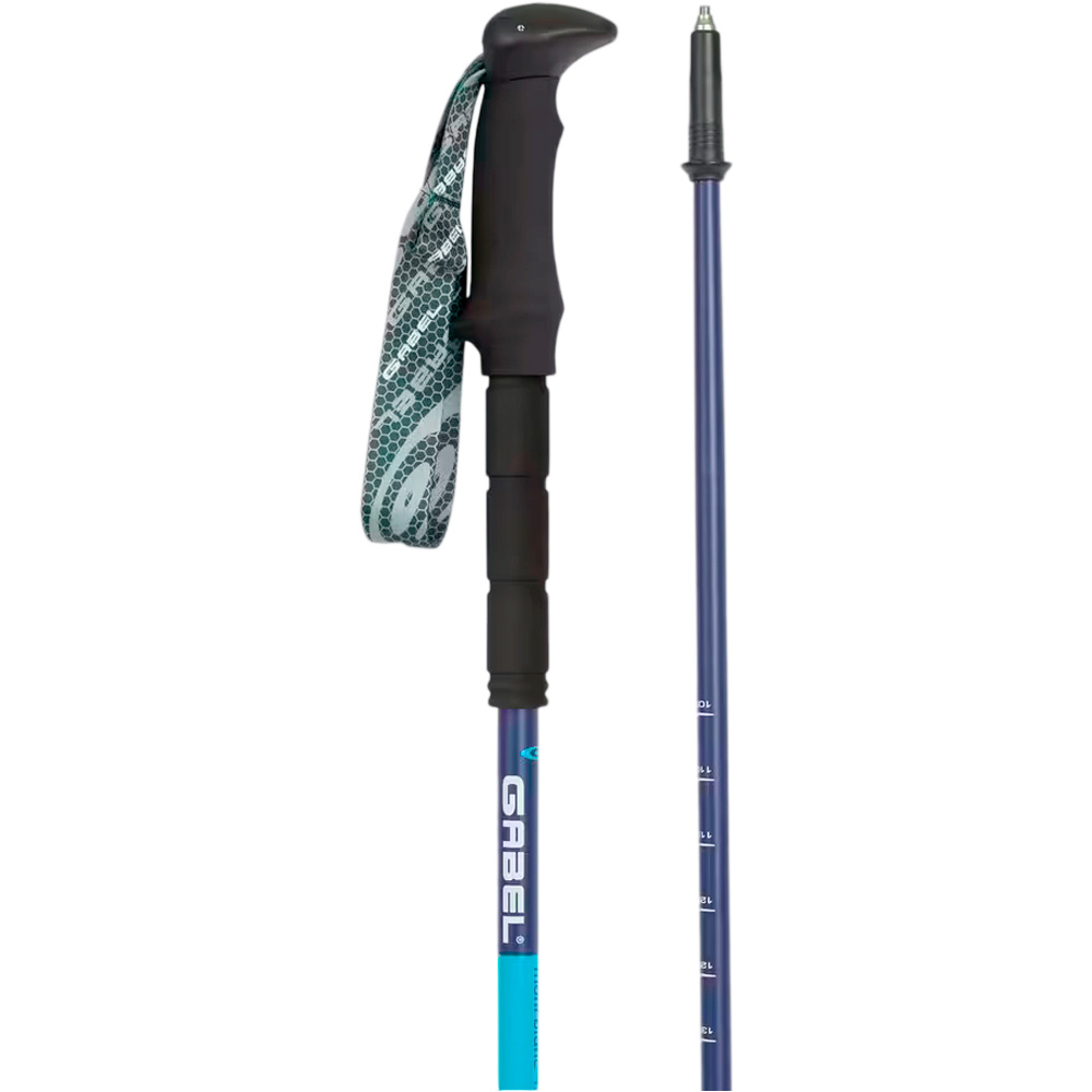Gabel bastón travesía montaña PAR-BASTON MONT BLANC 4.0 66-141 CM AZUL 01