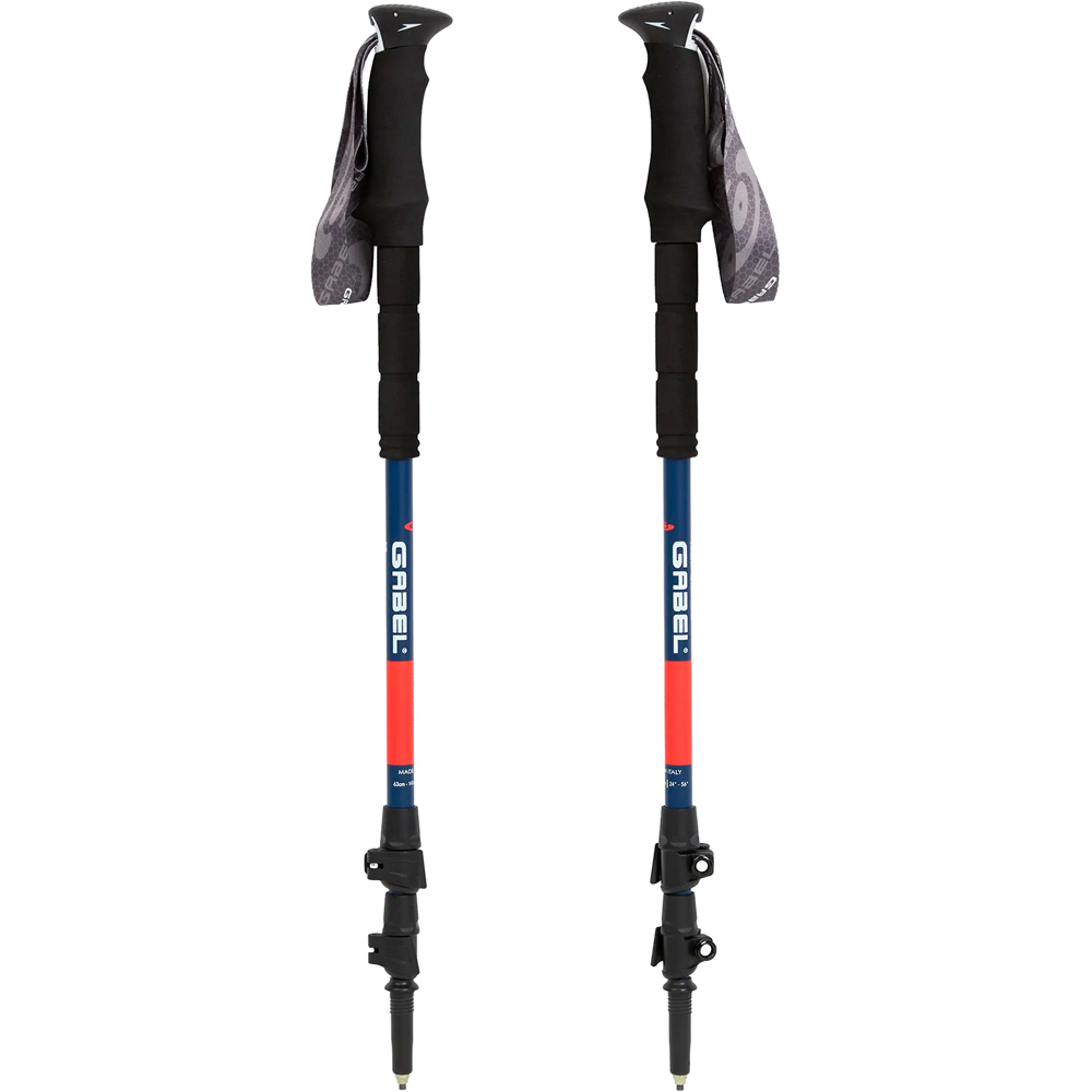 Gabel bastón travesía montaña PAR-BASTON MONT BLANC 4.0 66-141 CM ROJO 01