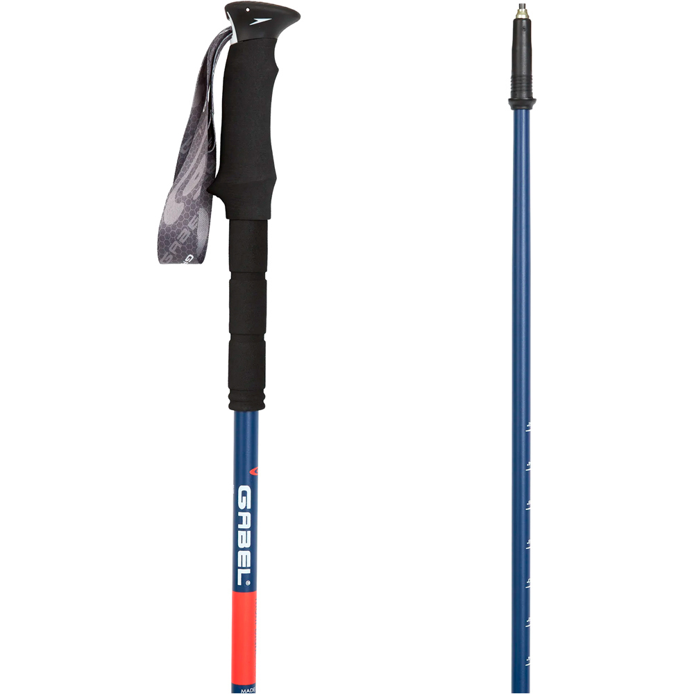 Gabel bastón travesía montaña PAR-BASTON MONT BLANC 4.0 66-141 CM ROJO 03