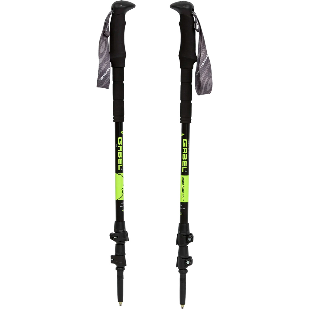 Gabel bastón travesía montaña PAR-BASTON MONT BLANC TOUR LITE 66-144 CM VERDE 01