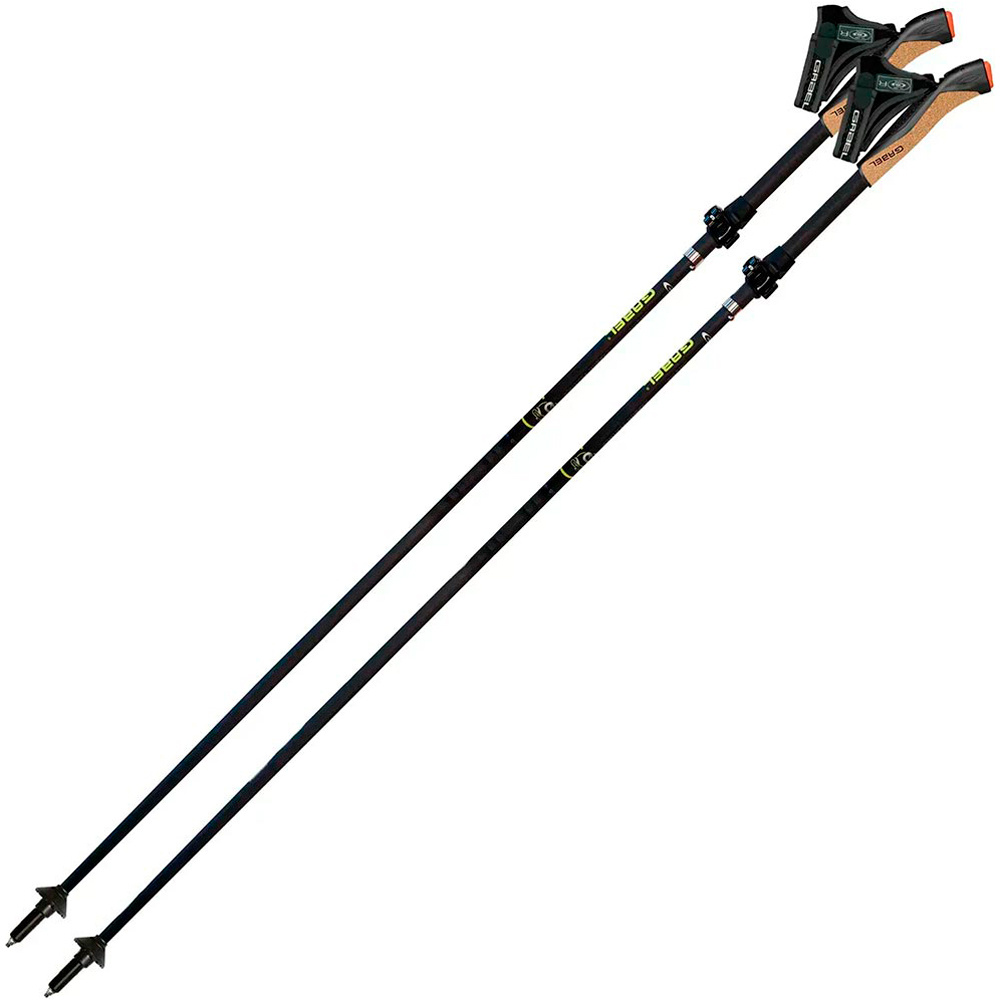 Gabel bastón travesía montaña PAR-BASTON NORDIC CARBON FEATHER XTL 116-135 CM NEGRO vista frontal