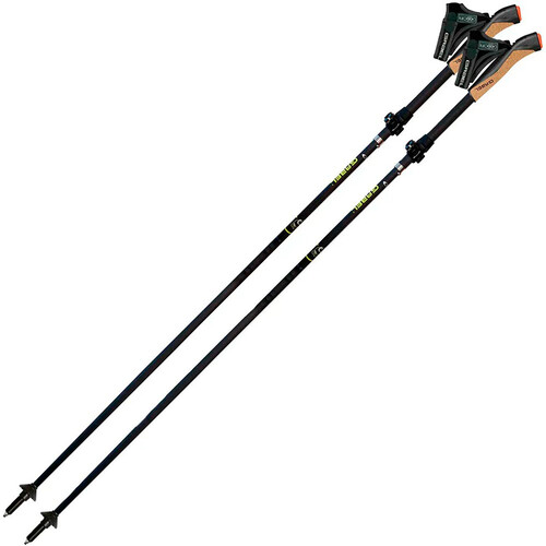 Gabel bastón travesía montaña PAR-BASTON NORDIC CARBON FEATHER XTL 116-135 CM NEGRO
