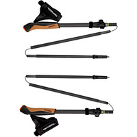 Gabel bastón travesía montaña PAR-BASTON NORDIC CARBON FEATHER XTS 105-120 CM NEGRO 01