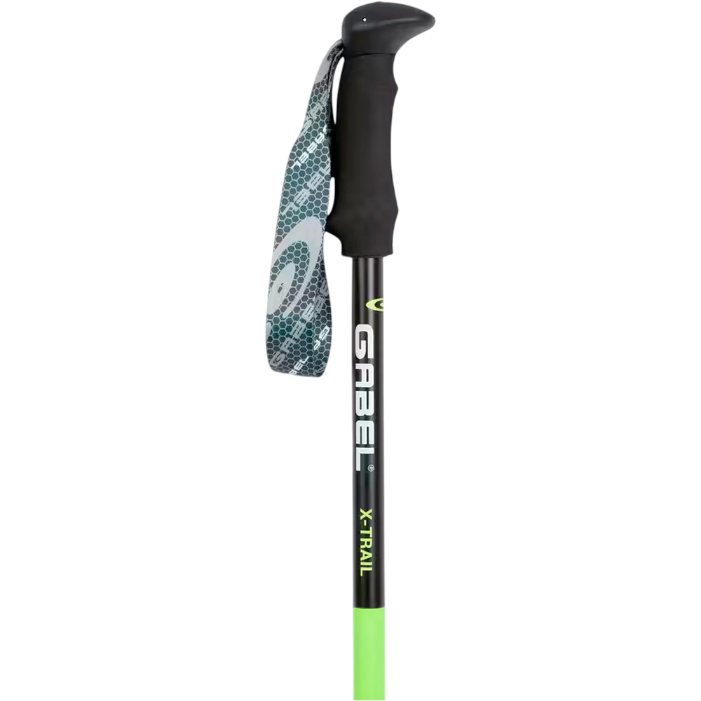 Gabel bastón travesía montaña PAR-BASTON X-TRAIL 61-135 CM VERDE 01