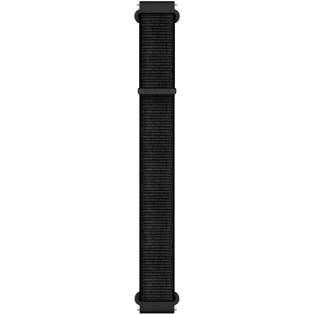 Garmin correas de relojes deportivos Correa de nailon ultrafit 20 mm NEGRO vista frontal