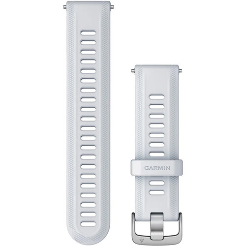 Garmin correas de relojes deportivos CORREA FORERUNNER 955 BLANCA PLATA PLATA