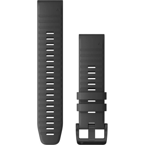 Garmin correas de relojes deportivos CORREA QUICKFIT FENIX 6 (22MM) SILICONA GRIS CON HEBILLA NEG 