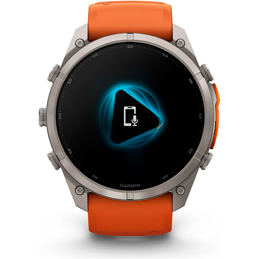 Garmin pulsómetros con gps FENIX 9 PRO INREACH 51 MM TITANIO NARANJA 08