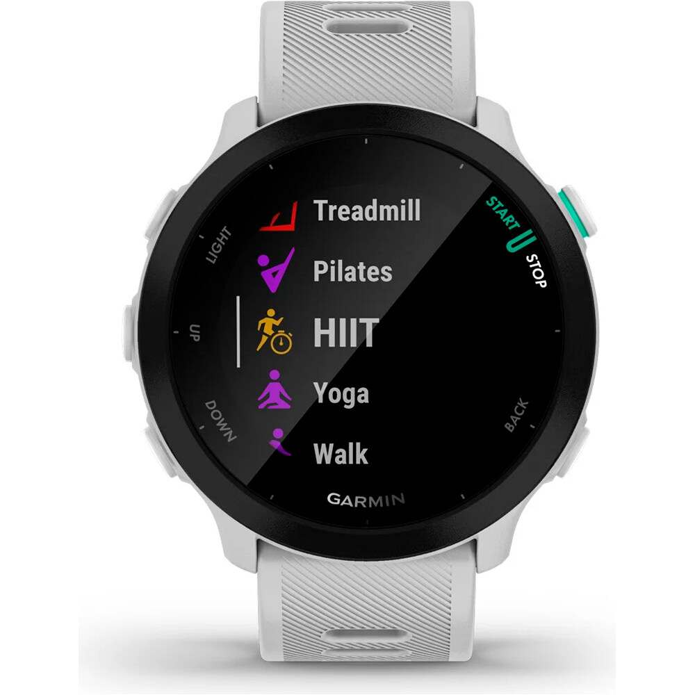 Garmin pulsómetros con gps FORERUNNER 55 BLANCO 07