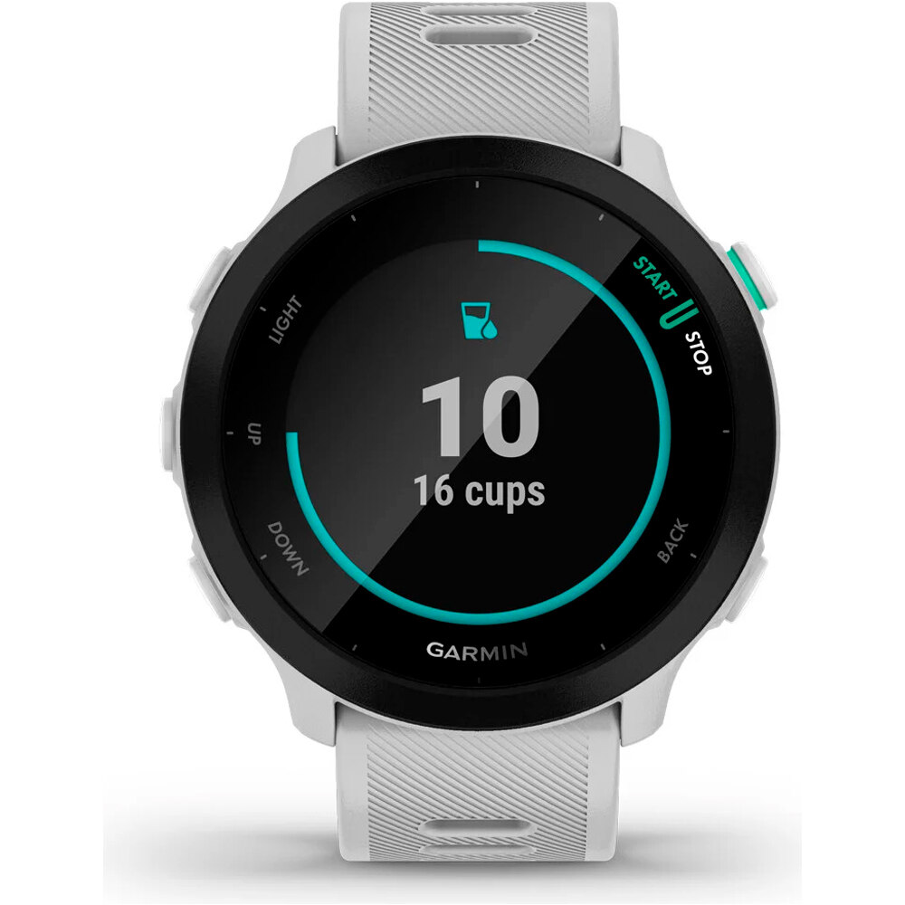 Garmin pulsómetros con gps FORERUNNER 55 BLANCO 09