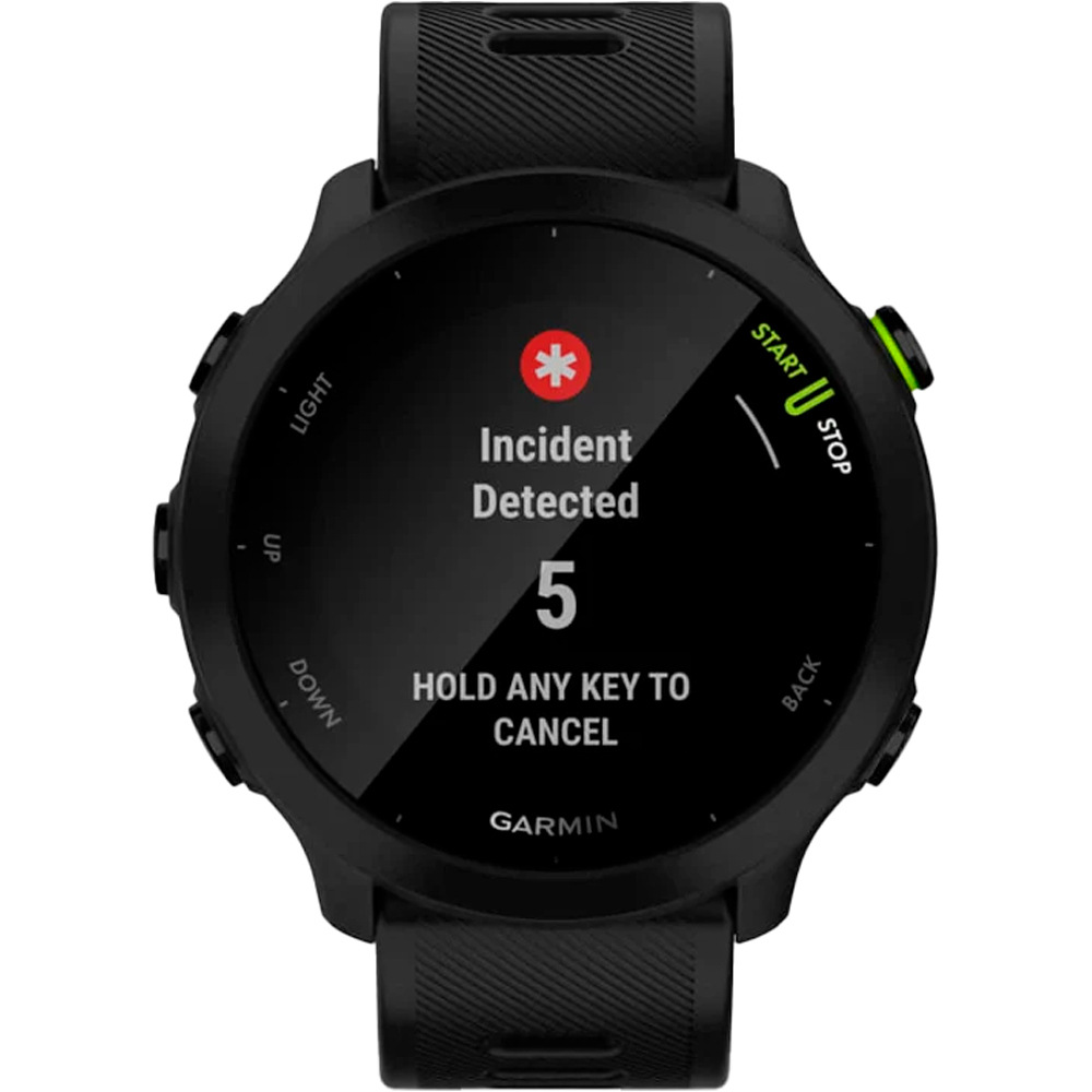Garmin pulsómetros con gps FORERUNNER 55 NEGRO 06