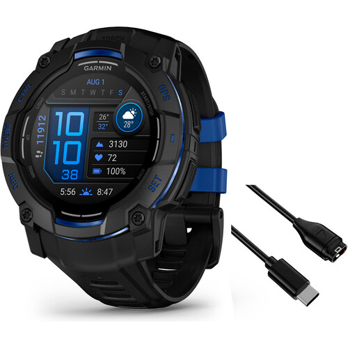 GARMIN INSTINCT 3 50 MM AMOLED SUPERNOVA negro
