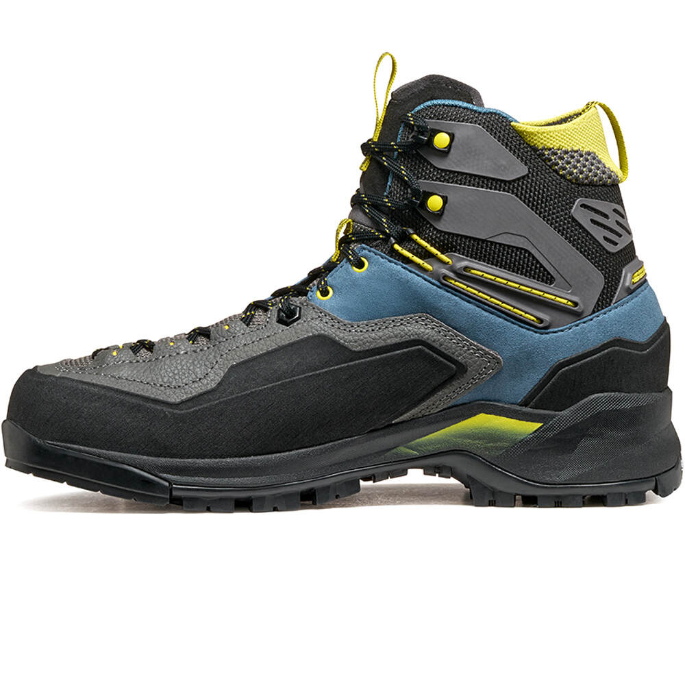 Garmont bota montaña cuero hombre AKRON MID GORE-TEX AZUL vista trasera