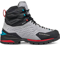 Garmont bota montaña cuero mujer ASCENT EVO GORE-TEX GRIS lateral exterior