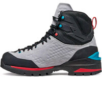 Garmont bota montaña cuero mujer ASCENT EVO GORE-TEX GRIS vista trasera