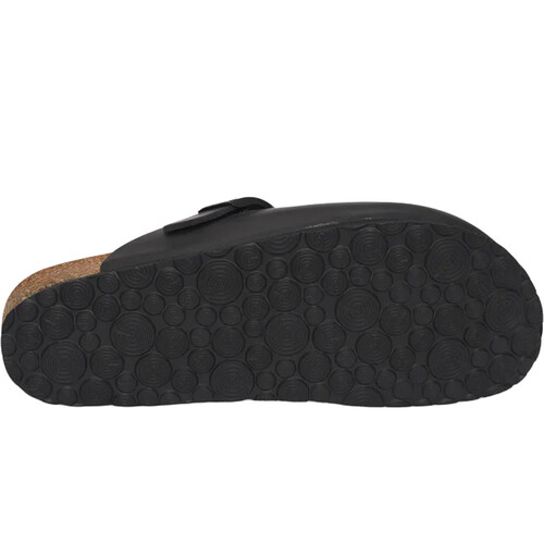Genuins zueco mujer RIVA OILED LEATHER NEGRO