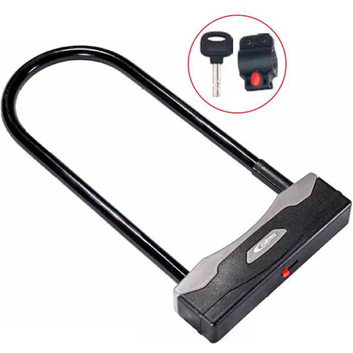 GES CANDADO HORQUILLA 12X166X320 MM. NEGR negro