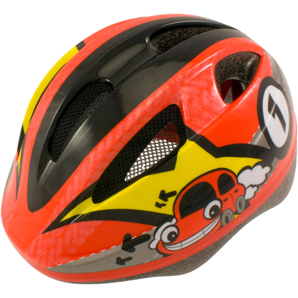 Ges casco bicicleta niño Casco EARLY RIDER coche ROJO vista frontal