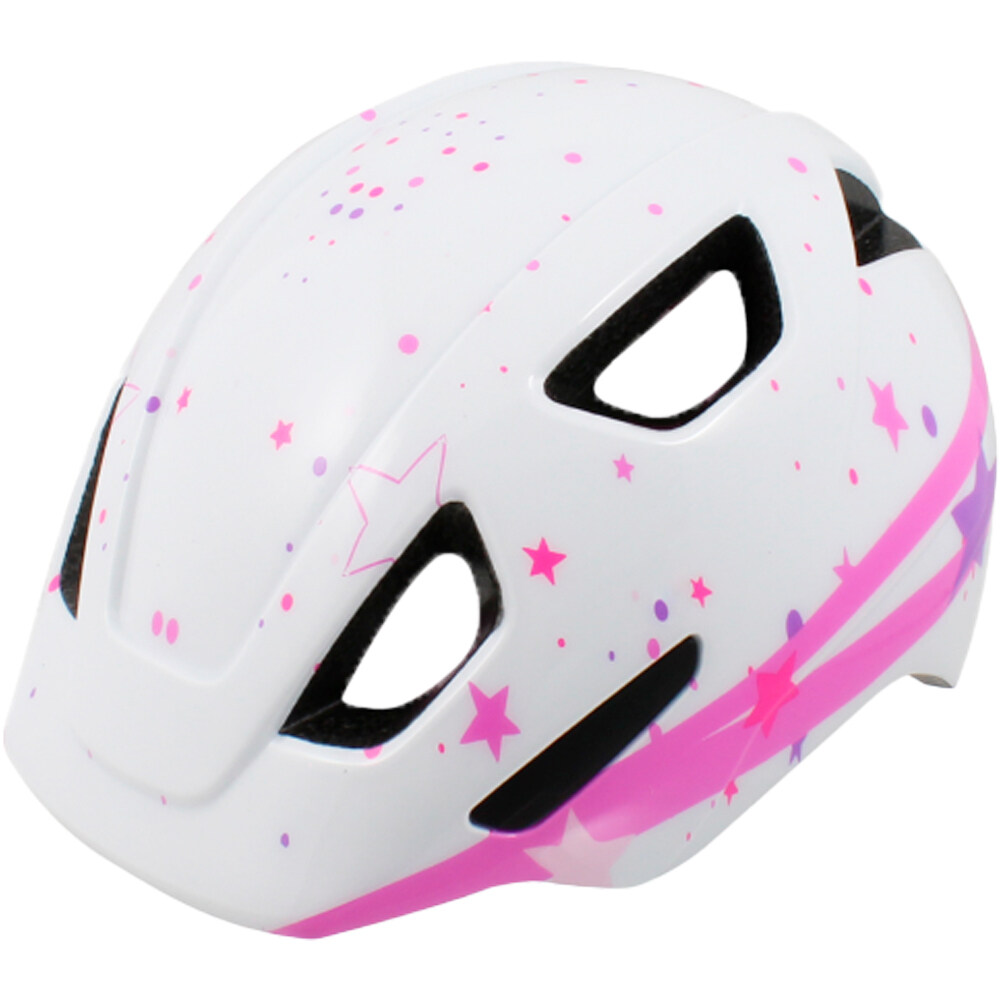 Ges casco bicicleta niño Casco KID FUN GIRL - S Stars  vista frontal