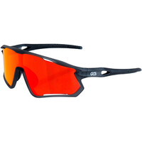 Ges gafas ciclismo INDAR lente roja Revo GRIS vista frontal