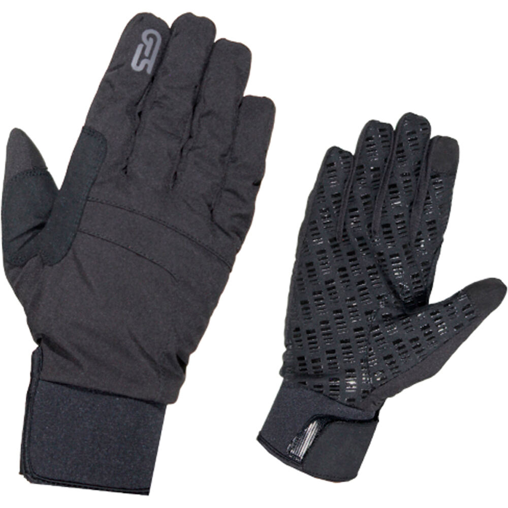 Ges guantes largos ciclismo Guantes largos ARCTIC RACE NEGRO vista frontal