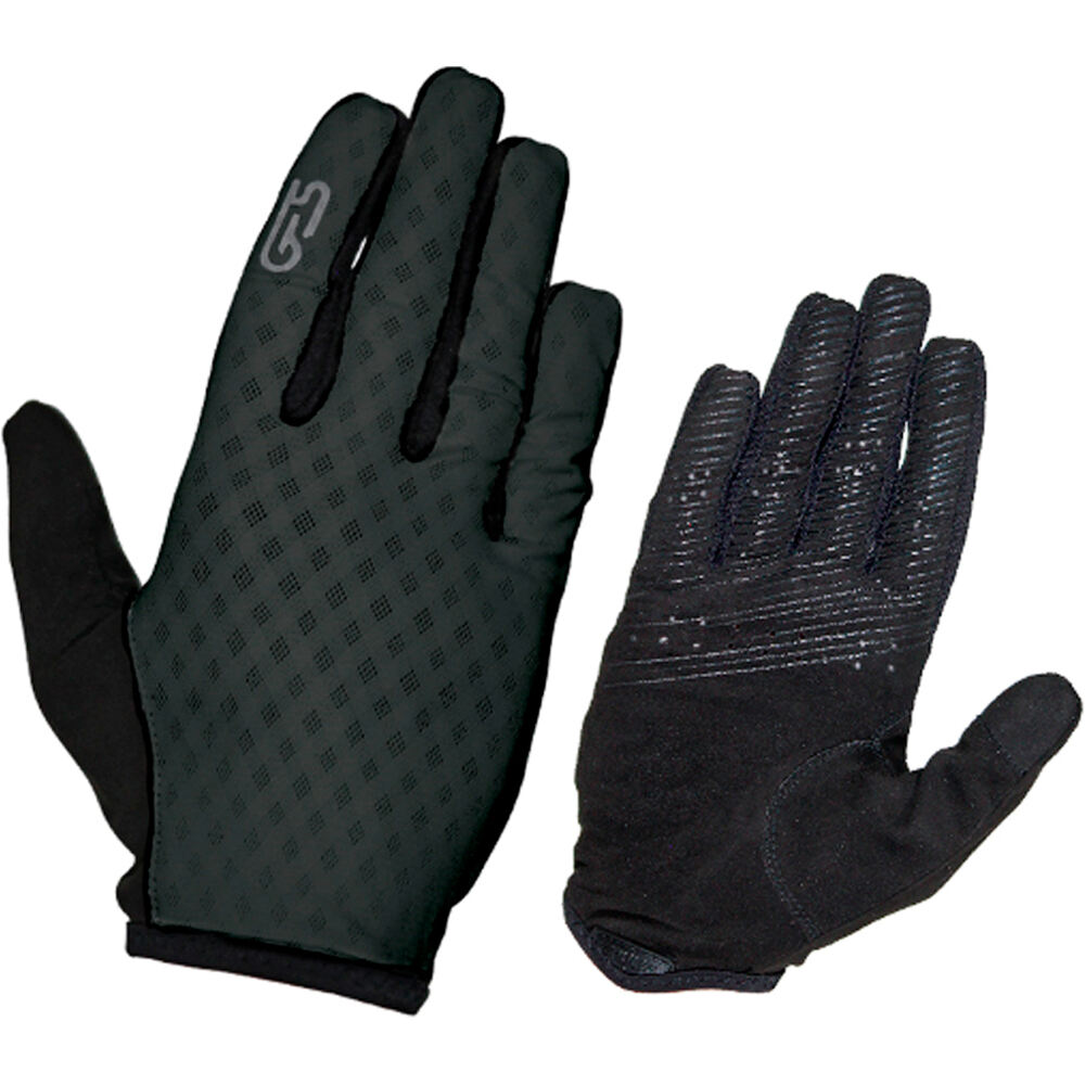Ges guantes largos ciclismo Guantes largos LEGEND NEGRO vista frontal