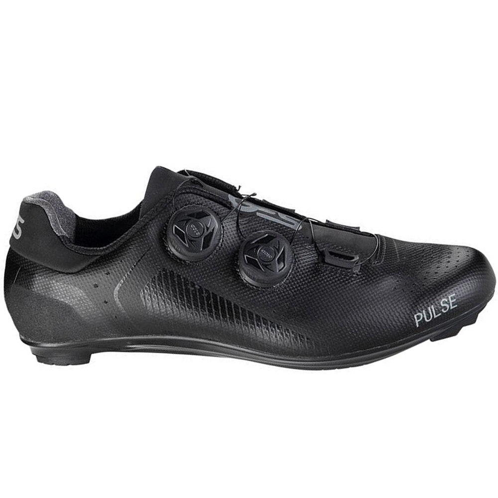 Ges zapatillas ciclismo carretera PULSE NEGRO lateral exterior