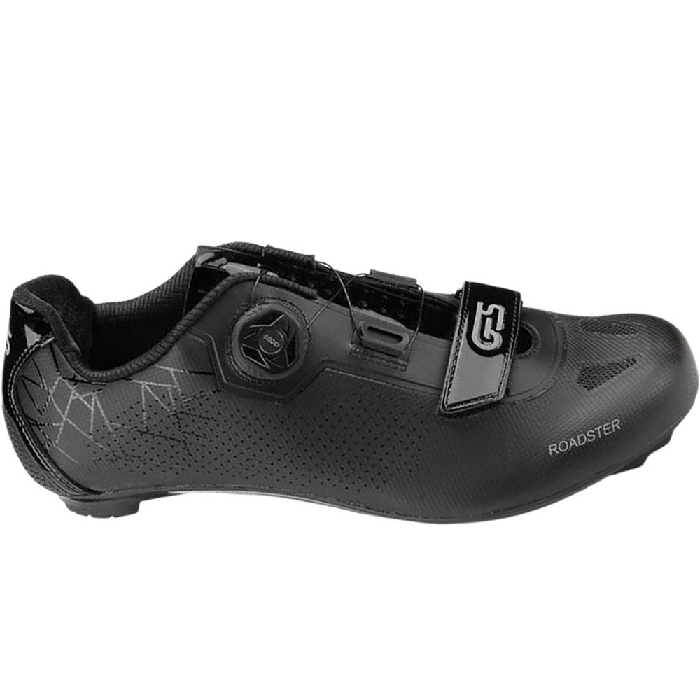 Ges zapatillas ciclismo carretera ROADSTER-2 NEGRO lateral exterior