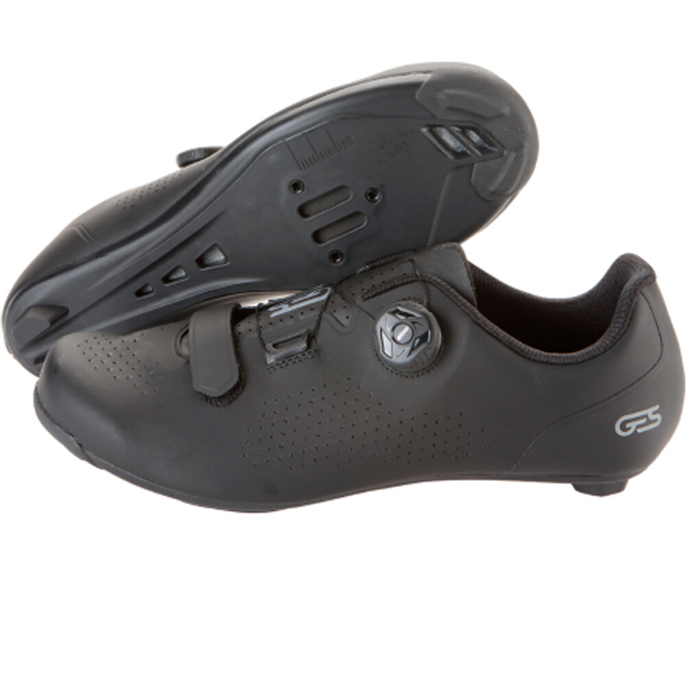 Ges zapatillas ciclismo carretera Zapatos ROAD XR2 NEGRO lateral interior