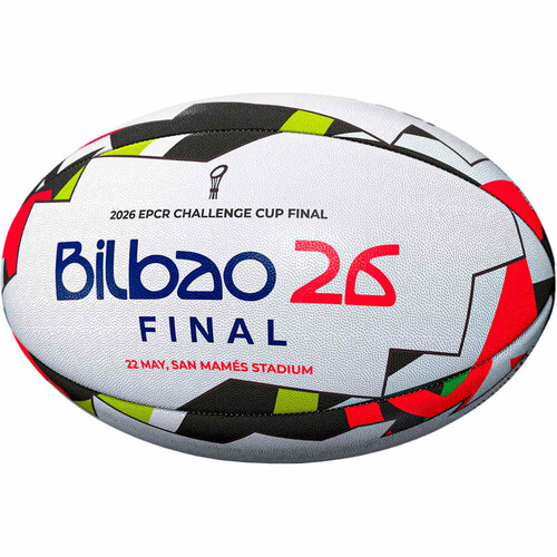 Gilbert balón de rugby EPCR CHALLENGE CUP FINAL BILBAO 2026 SUPPORTER 