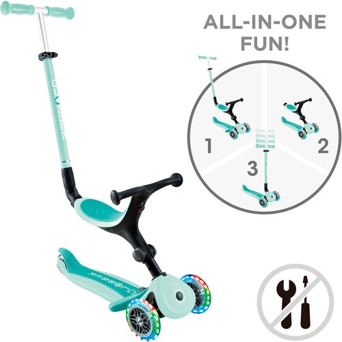 GLOBBER GO UP ACTIVE LUCES MENTA verde