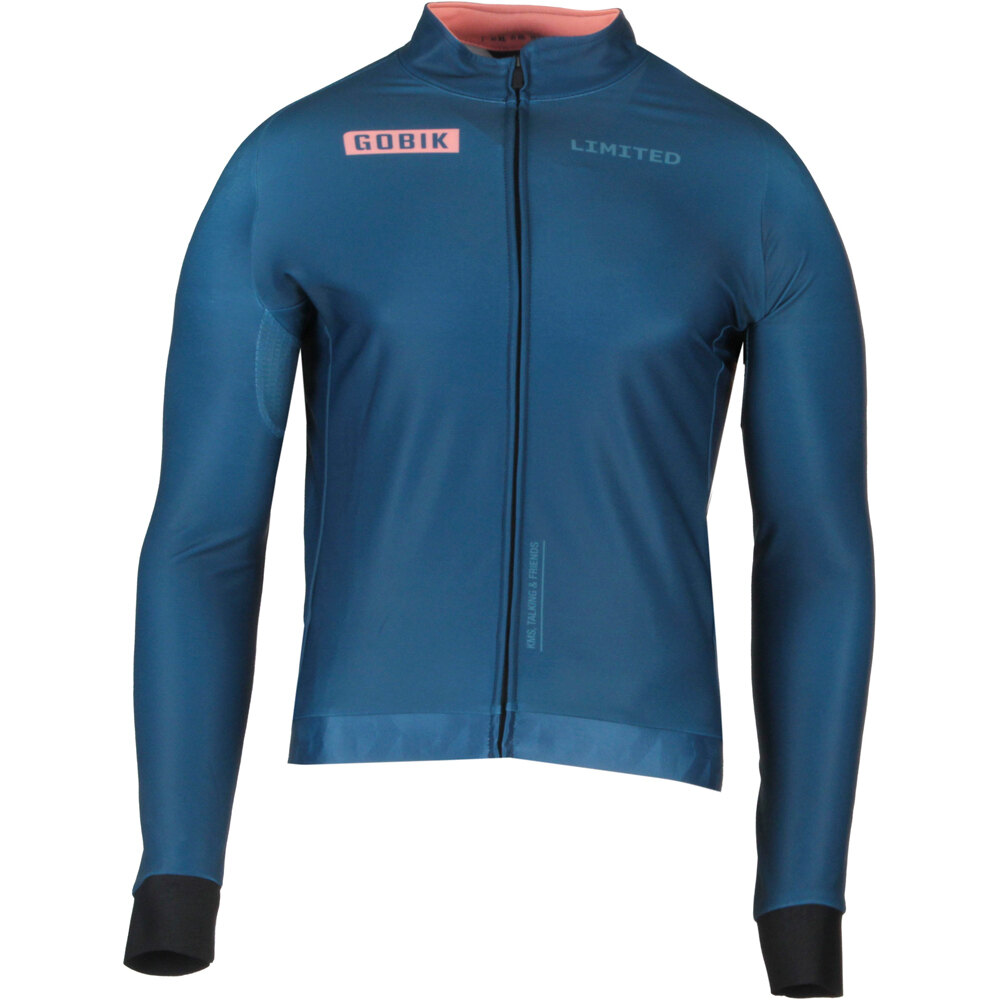 Gobik maillot manga larga hombre MAILLOT ML LIMITED 26 AZUL vista frontal