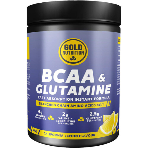 GOLD NUTRITION BCAAS POWDER LEMON - 300 G GOLDNUTRITION
