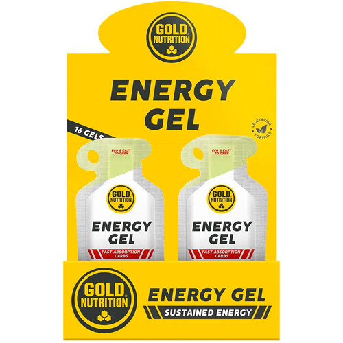 GOLD NUTRITION CAJA ENERGY GEL STRAWBERRY &AMP