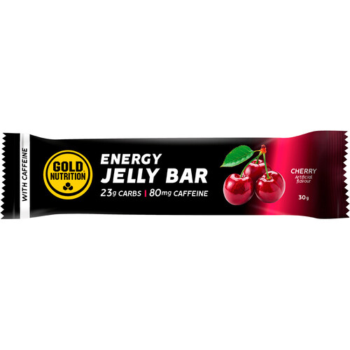GOLD NUTRITION JELLY BAR CAFFEINE CEREZA - 30 G