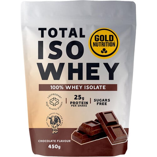 GOLD NUTRITION TOTAL ISO WHEY CHOCOLATE - 450 GR gris
