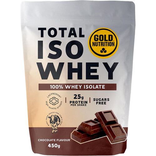 GOLD NUTRITION TOTAL ISO WHEY CHOCOLATE - 450 GR gris
