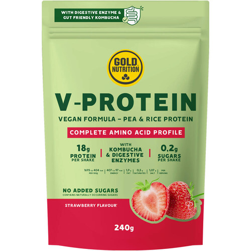 GOLD NUTRITION V-PROTEIN STRAWBERRY - 240 G