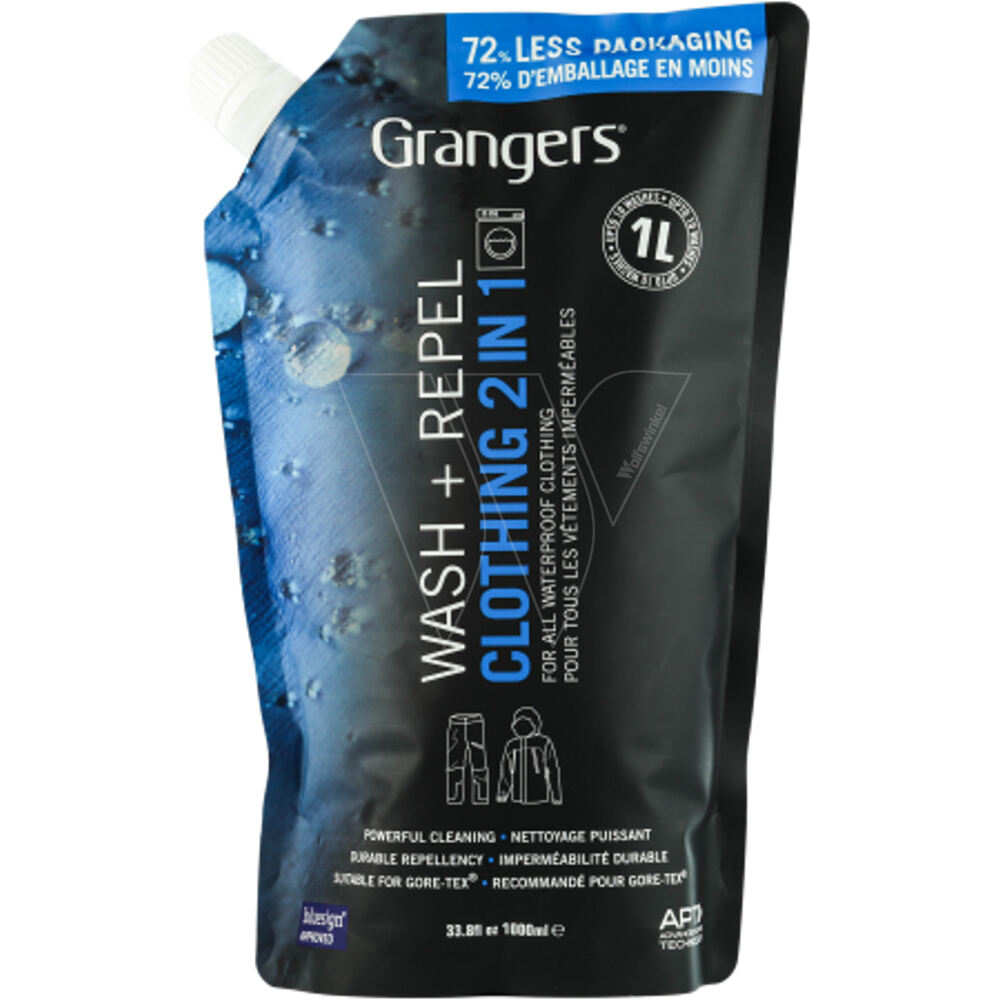 Grangers artículos limpieza montaña WASH + REPEL CLOTHING 2 IN 1  vista frontal