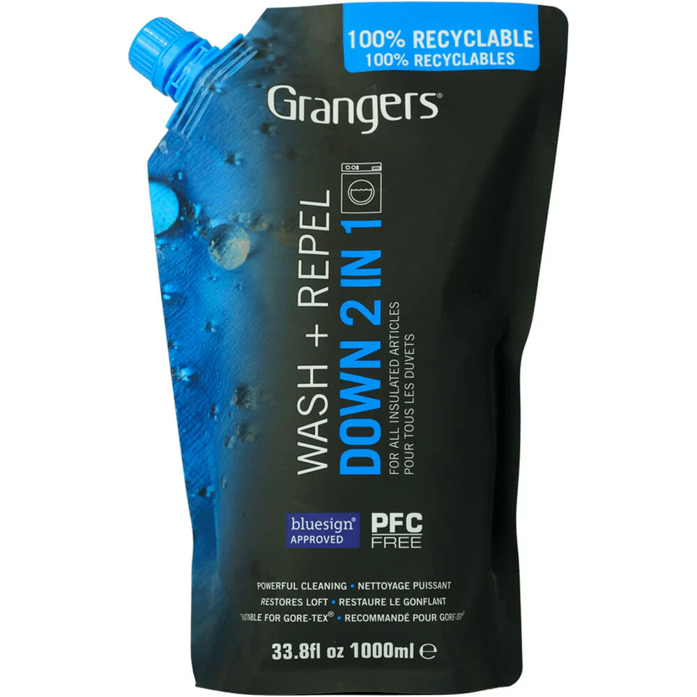 Grangers artículos limpieza montaña WASH + REPEL DOWN 2 IN 1  vista frontal