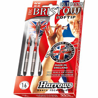 Harrows dardos SOFT ERIC BRISTOW 95% TUGSTEN  vista frontal