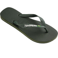 Havaianas chanclas hombre BRASIL LOGO VERDE puntera
