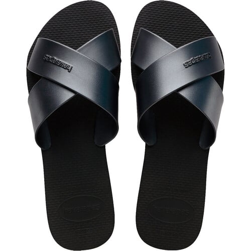 HAVAIANAS AQUA METALLIC negro