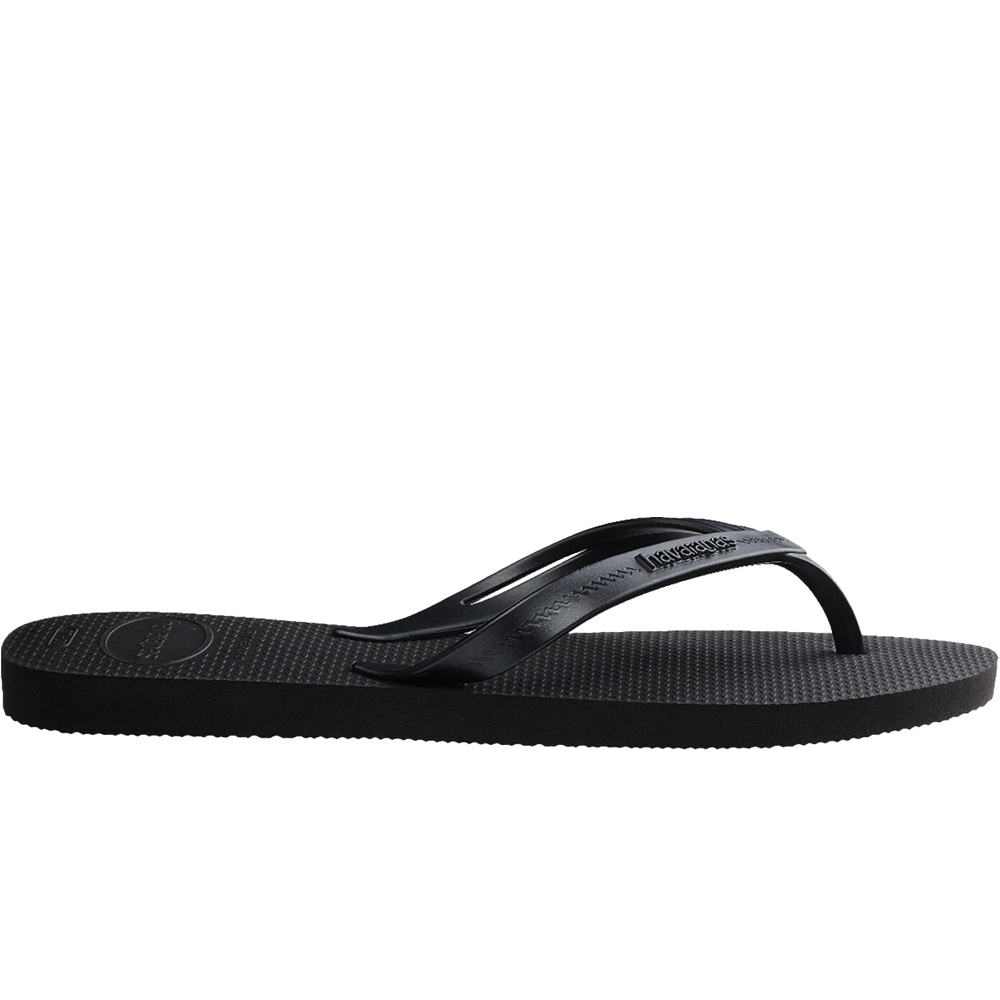 Havaianas chanclas mujer ELEGANCE NEGRO lateral interior