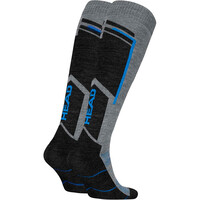 Head calcetines esquí SKI BEGINNER KNEEHIGH 2P AZUL vista trasera