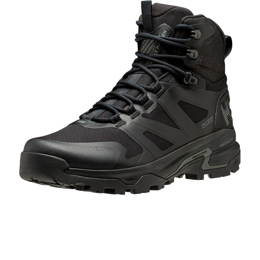 Helly Hansen bota trekking hombre ASCENDER MID HT NEGRO lateral interior