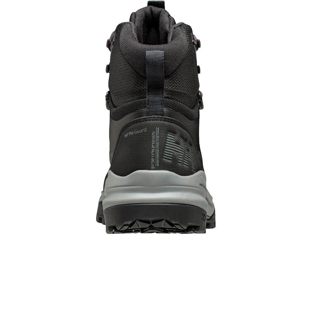 Helly Hansen bota trekking mujer ASCENDER MID HT NEGRO puntera