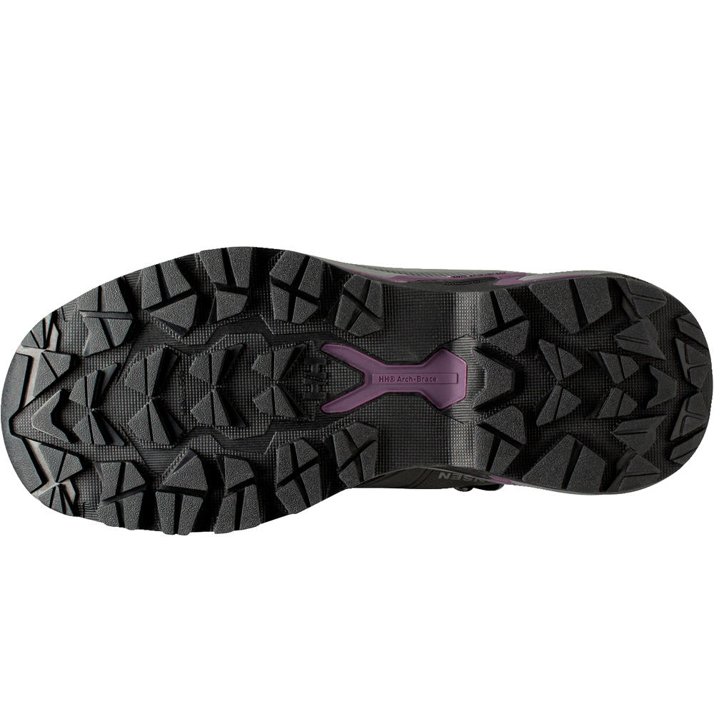 Helly Hansen bota trekking mujer ASCENDER MID HT NEGRO vista superior