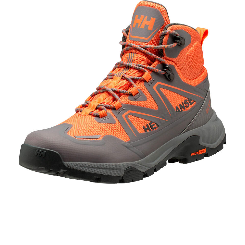 Helly Hansen bota trekking mujer CASCADE MID HT NARANJA lateral interior